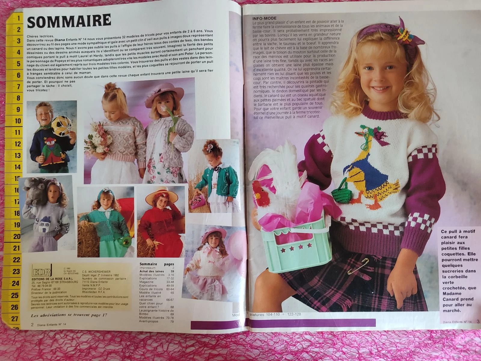 Diana enfants spécial maille Lot 3 revistas – photo 12